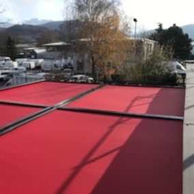 voile rouge de pergola 3